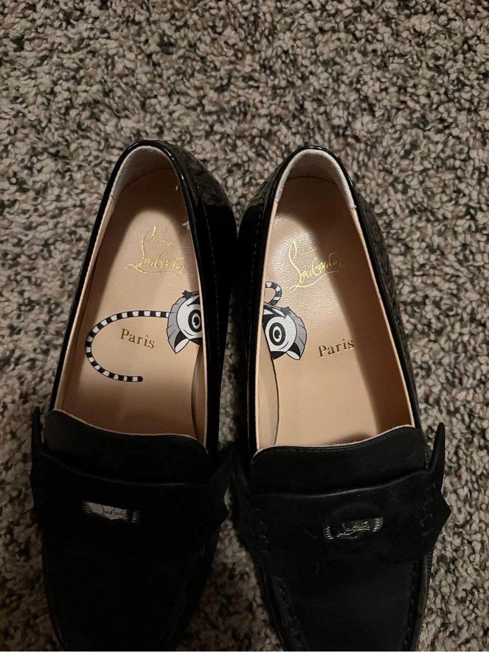 Boys black Classic Leather Loafers